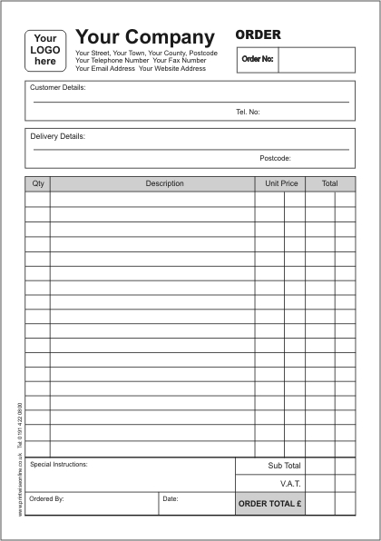 Order Forms | Printwise Online News